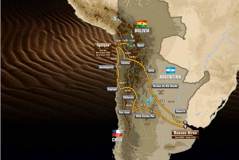 dakar 15zermljevid